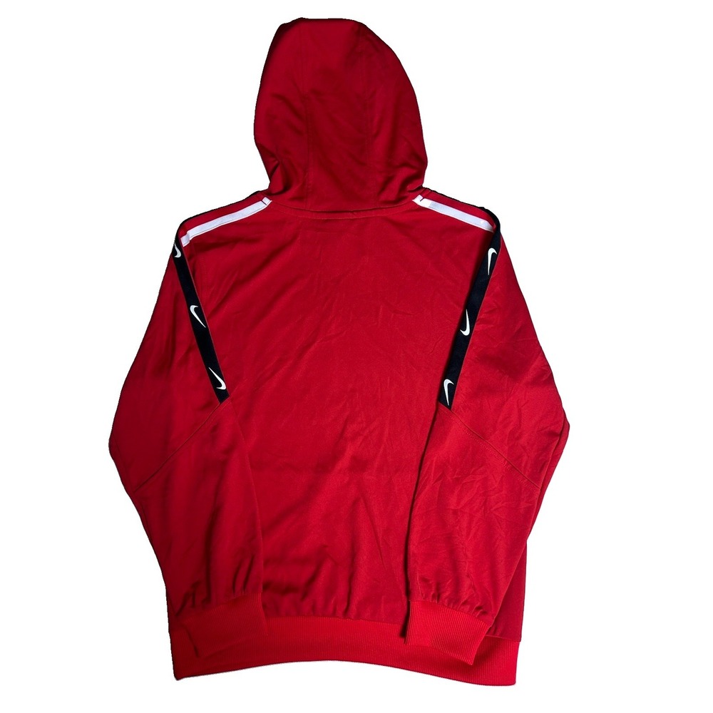 Nike Long Sleeve Hoodie Sweatshirt youth Size L Red Sweatshirt Pullover - Picture 2 of 3